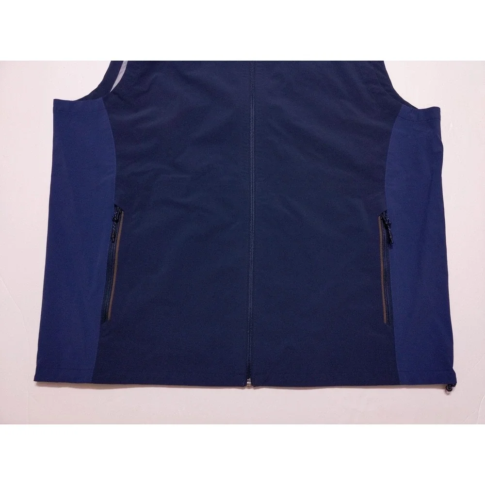 VINEYARD VINES Golf Wind Rain Vest XL‎ Jim Nance 17 Mile Performance Blue ~ New